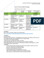 Tarea 3 Guía de Trabajo Niveles de La Lengua