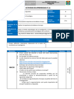 Actividad de Aprendizaje N 11 2021 I