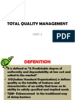 Total Quality Management-1