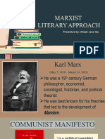 Marxist Literary Approach - 105214