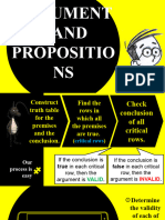 ARGUMENTS AND PROPOSITIONS - Maniego