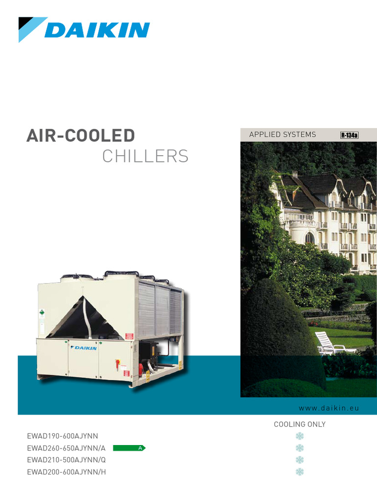 Daikin EWAD-AJYNN Chillers Overview | PDF | Heat Exchanger | Air ...