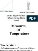 Measures of Temperature