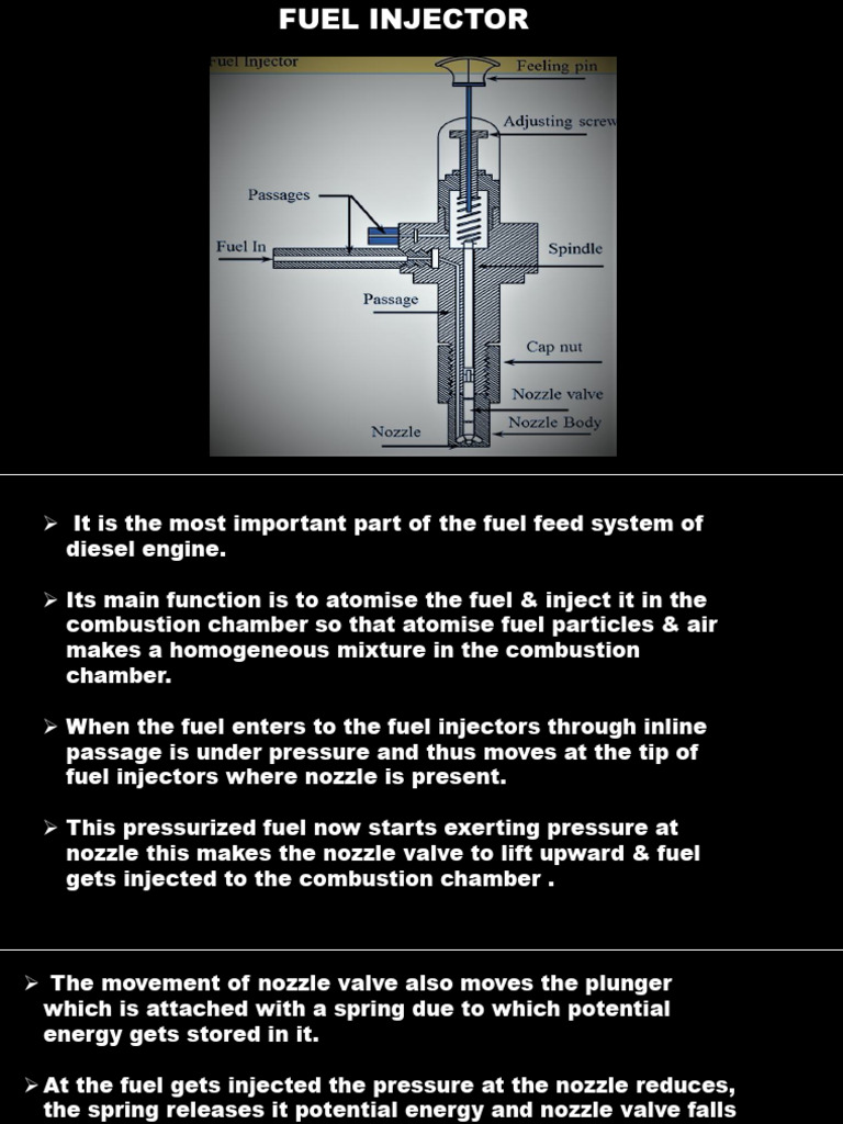 Diesel Engine Fuel Injector Guide | PDF | Technology & Engineering