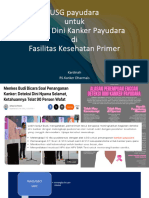 Dr. Kardinah, SP - Rad, Subsp.P.R.P. (K) (PDSRI) - Pengambangan Deteksi Dini Kanker Payudara Dengan SUG