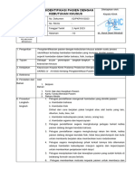 3.1.4 SOP Pengindentifikasi Pasien Kondisi Khusus