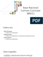 Formacao Base Nacional Comum Curricular BNCC