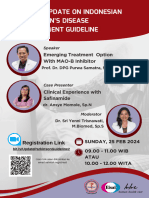 Flyer Sosialisasi Guideline Parkinson - Bali