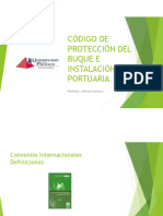 Código de Protección Del Buque e Instalación Portuaria