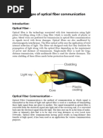 Advantages of Optical Fiber Communication