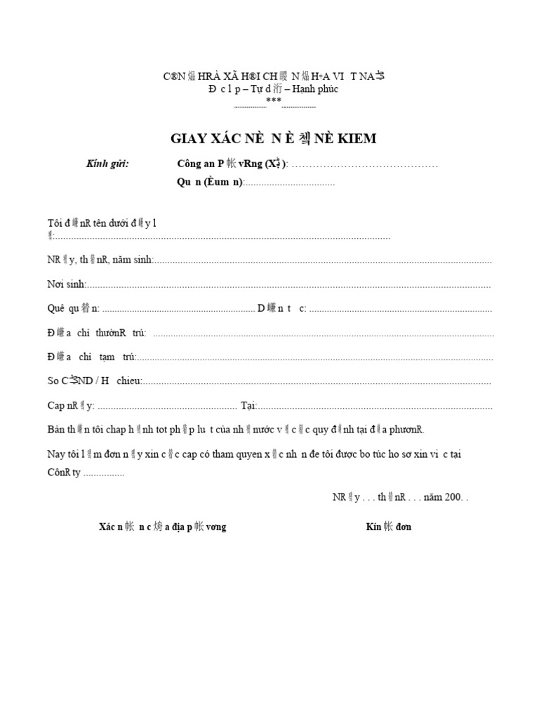 Giay xac nhan hanh kiem pdf