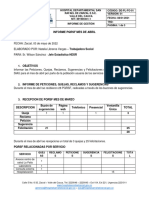 Informe PQRSF Mes de Abril de 2022