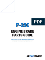 Pacbrake - P-39e - Engine Brake Parts Guide - Caterpillar C-15C-16 3406e Engines (BXS Only)