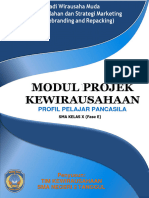 Modul Projek - MODUL PROJEK KEWIRAUSAHAAN - Fase E