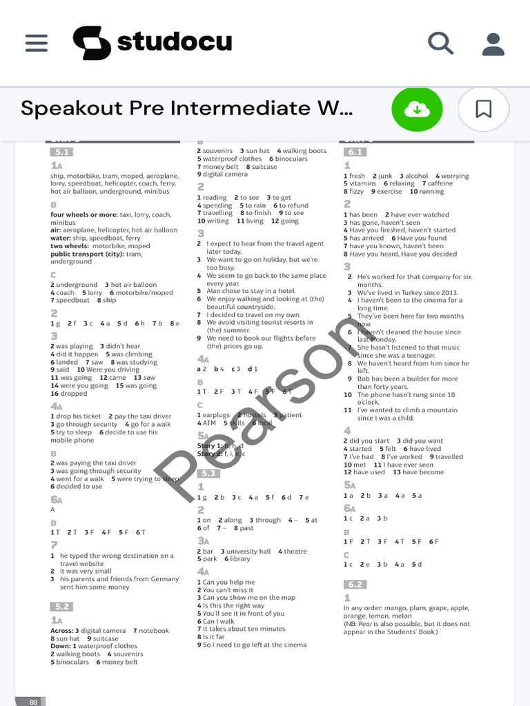 Speakout Pre IntermediateA 2 | PDF