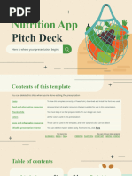 Nutrition App Pitch Deck by Slidesgo