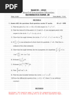 Inter 2nd Year Maths IIB (English Medium) 2024 Guess Paper