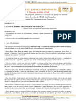 Esboço Da Lição 6 - Igreja - Organismo e Organização - Pr. Caramuru Afonso Francisco