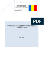 Strategie Nationale de Protection Sociale SNPS (2016-2020