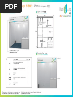 B4A24 Walk on Package 3x3 1 Side