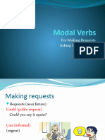 Modal Verbs Request Permission