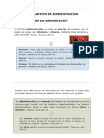 Fundamentos de La ADMINISTRACION