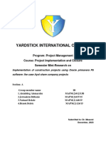 Project Implementation Using Primavera P6 Software