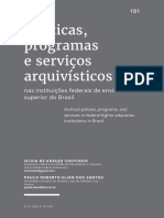 COUTINHO & SANTOS - Políticas, Programas e Serviços Arquivísticos Nas Instituições Federais de Ensino Superior Do Brasil