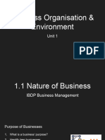 Unit 1 - Intro To Business Management - Activities - IBDP BM