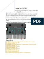 Amplificador de 4 Canales Con TDA7386