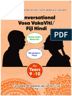 Years 9 - 10 - Conversational Vosa VakaViti and Fiji Hindi