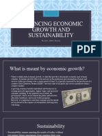 Balancing Economic Growth and Sustainability