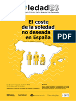 Estudio El Coste de La Soledad No Deseada en España