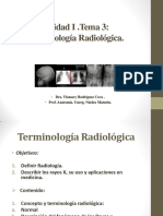 Terminología Radiológica - Tema 3
