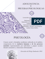 Adolescencia y P.psicológicas