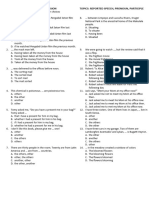 Reported Speech, Pronoun, Participle - Soal