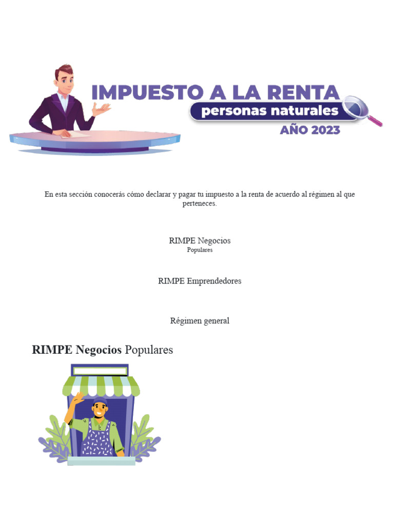 Inpuesto A La Renta | PDF | Impuesto sobre la renta | Impuestos