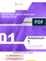 Paparan Sosialisasi Aplikasi PMP Ke Satuan Pendidikan Tahun 2019