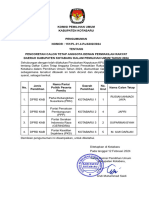 Pengumuman Pencoretan DCT Kotabaru