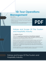 Unit 10 Tour Operations Lesson 1