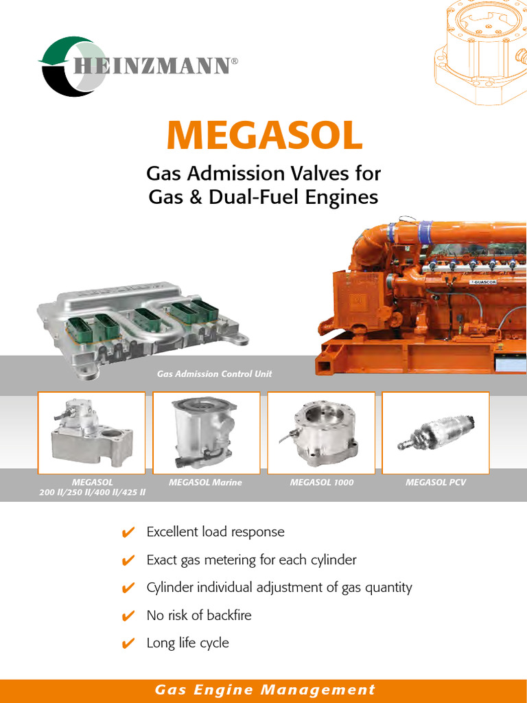 MEGASOL Gas Admission Valves Overview | PDF | Valve | Internal ...