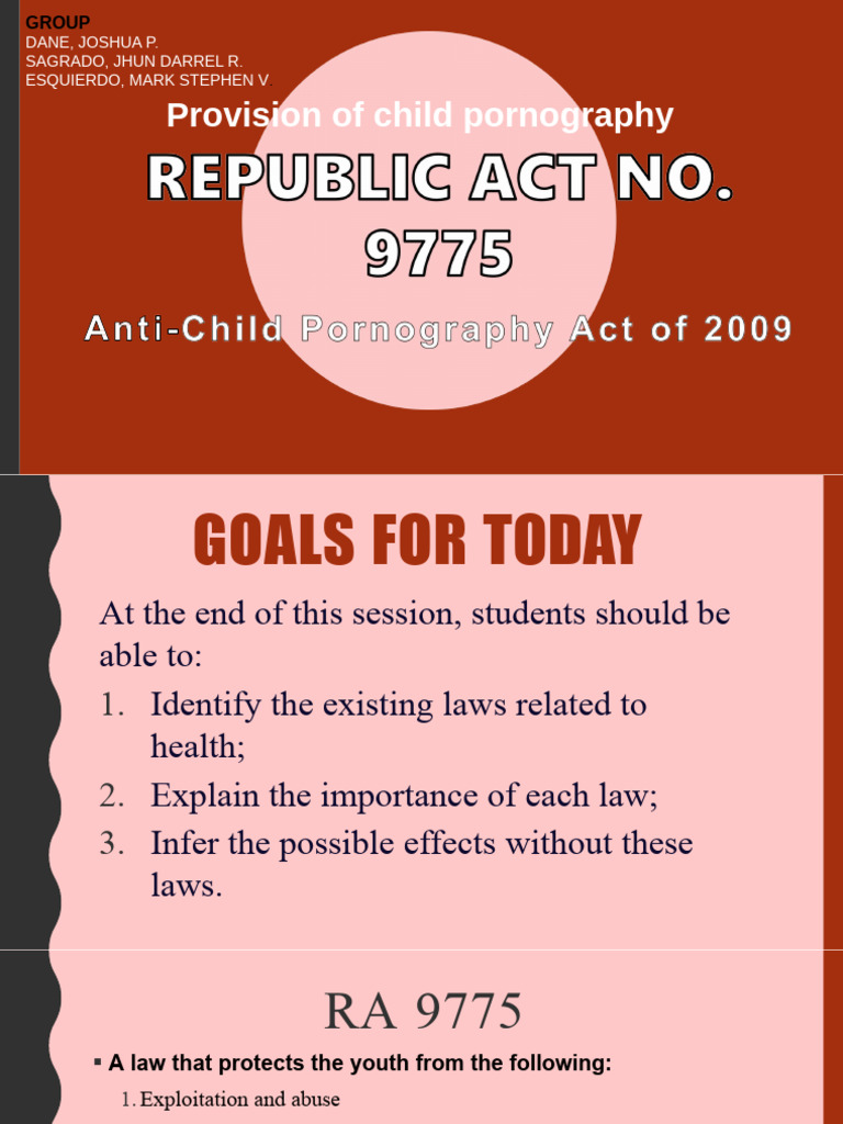 Understanding RA 9775: Child Pornography Law | PDF | Child Pornography ...