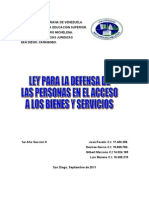 Ley de Accesso A Los Bienes y Servicios