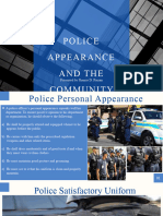 Police Appearance and The Community - Jhanrie