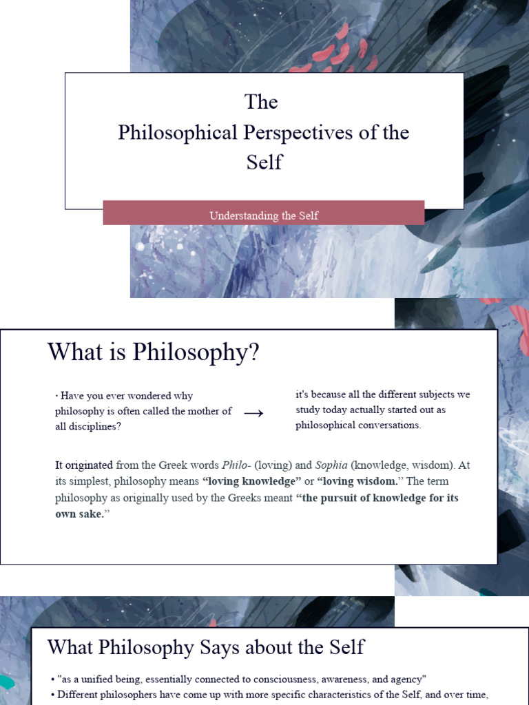 Philosophical Views on the Self | PDF | Philosophy Of Self | Soul