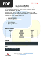 Operators and Decision Making