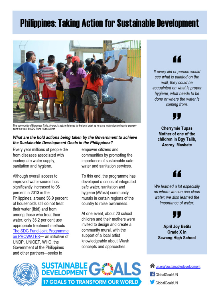 Philippines Water Final | PDF | Sanitation | Drinking Water