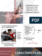 Aprendizaje Basado en Proyectos Comunitarios