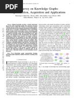 A Survey On Knowledge Graphs: Representation, Acquisition and Applications