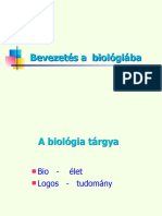1 2... Bevezetés A Biológiába A Biol - Kutatása